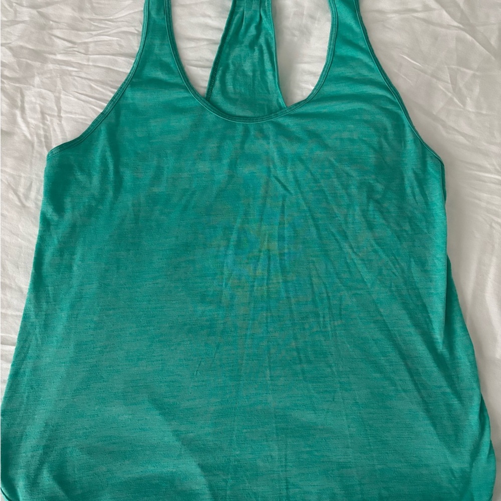 lululemon athletica Turquoise Tank Top